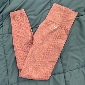 GYMSHARK VITAL SEAMLESS LEGGING DUSKY PINK MARL